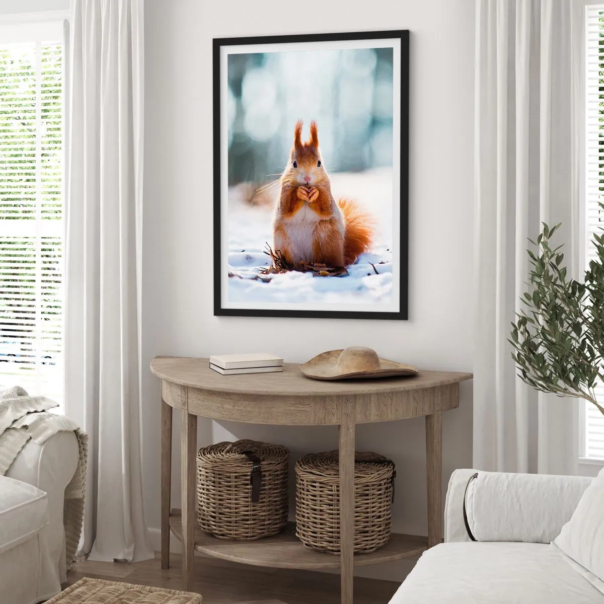 Póster en marco negro - ¿Qué estás mirando? - 70x100 cm