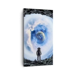 Cuadro sobre lienzo - Impresión de Imagen - No muy lejos de casa - 45x80 cm