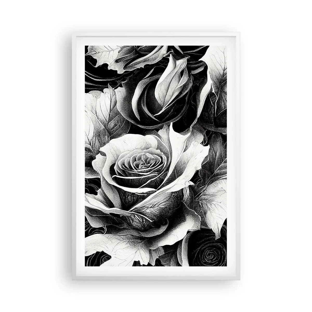 Póster en marco blanco - Siempre como una reina - 61x91 cm