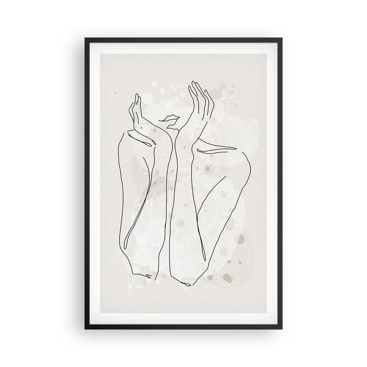 Póster en marco negro - Un momento de ensueño - 61x91 cm