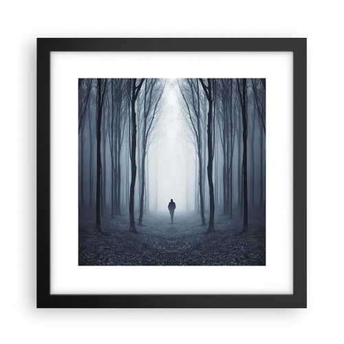 Póster en marco negro - Alto y claro - 30x30 cm