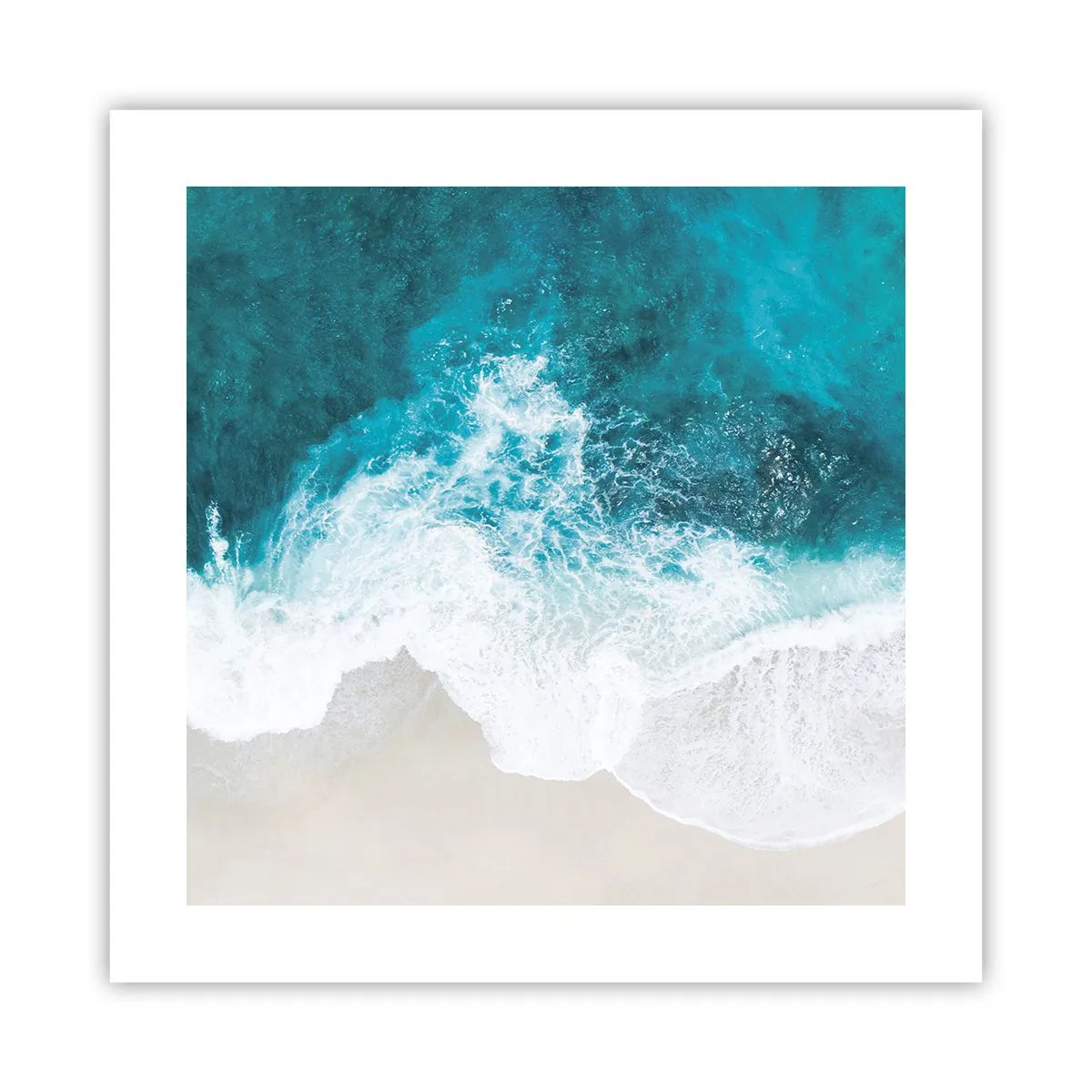 Póster - Una caricia natural - 40x40 cm