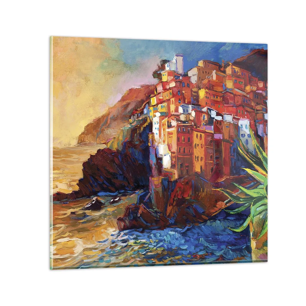 Cuadro sobre vidrio - Impresiones sobre Vidrio - Ambiente italiano - 30x30 cm