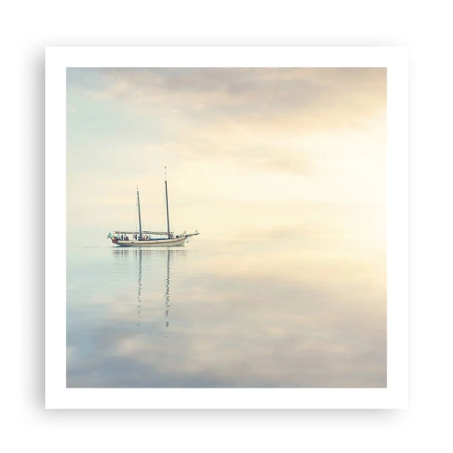 Póster - En un mar de silencio - 60x60 cm