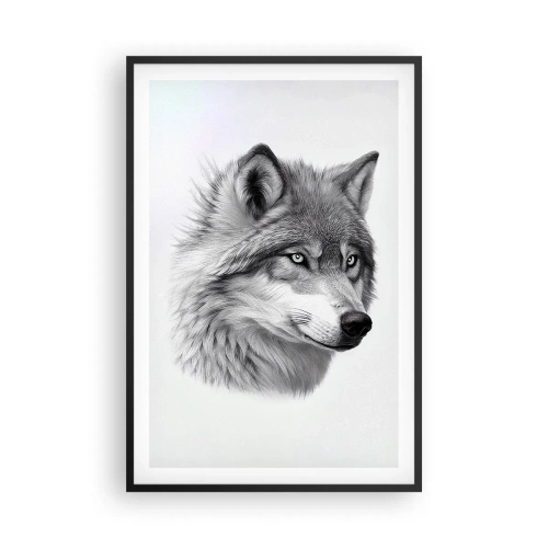 Póster en marco negro - Alfa - sin duda - 61x91 cm