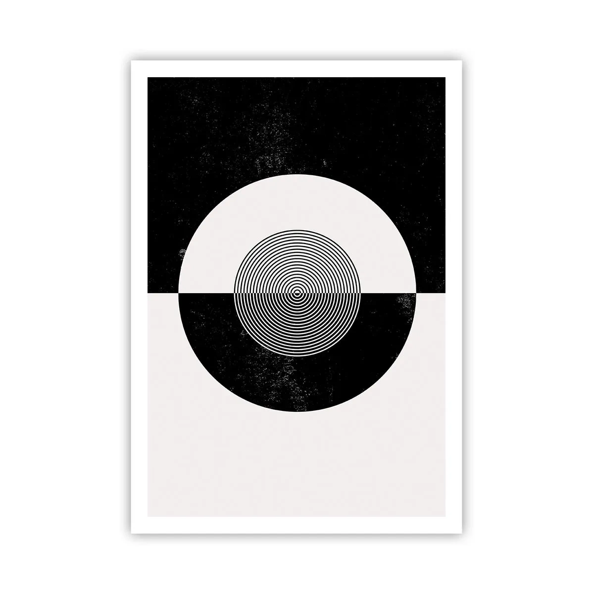Póster - Armonía en blanco y negro - 70x100 cm