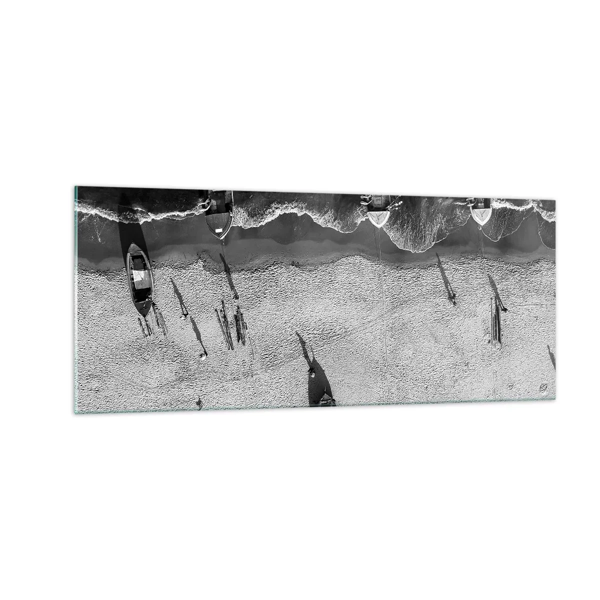 Cuadro sobre vidrio - Impresiones sobre Vidrio - Aún en la orilla... - 100x40 cm