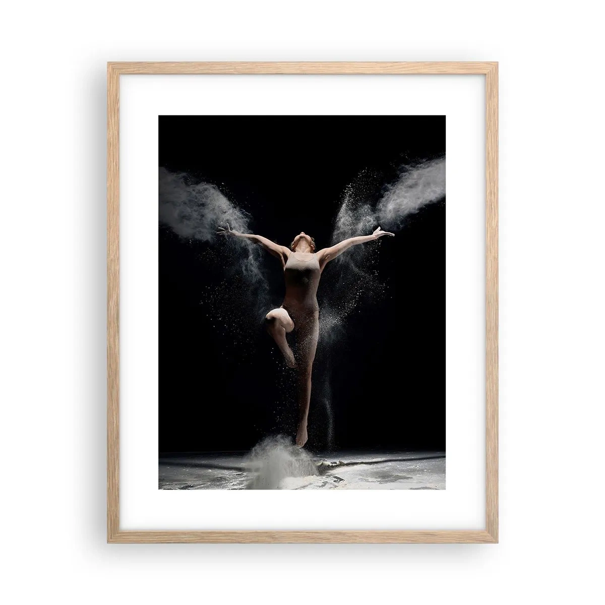 Póster en marco roble claro - Los duendes existen - 40x50 cm