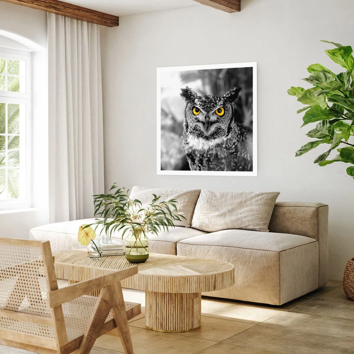 Póster - Nada se puede ocultar - 50x50 cm
