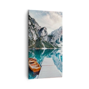 Cuadro sobre lienzo - Impresión de Imagen - Te mostraremos la fuente de la belleza - 55x100 cm