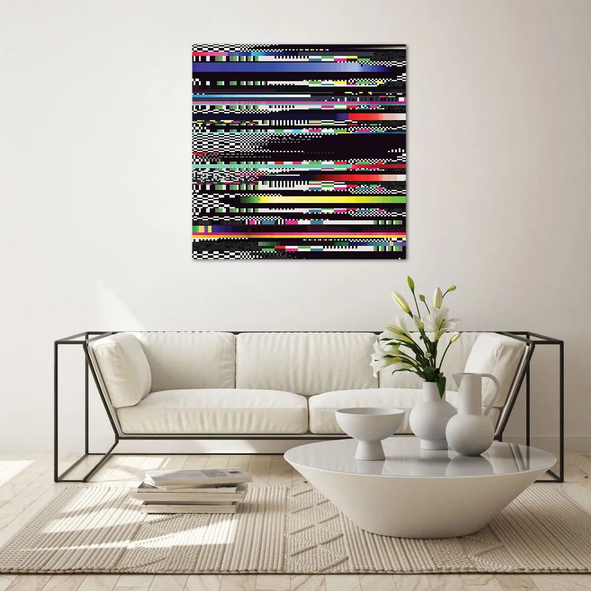 Cuadro sobre vidrio - Impresiones sobre Vidrio - Una imagen de otra realidad - 50x50 cm