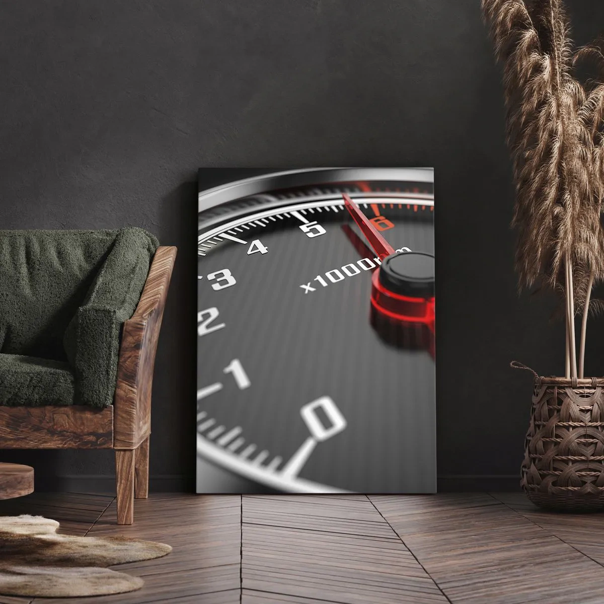 Cuadro sobre lienzo - Impresión de Imagen - Pisa a fondo - 55x100 cm