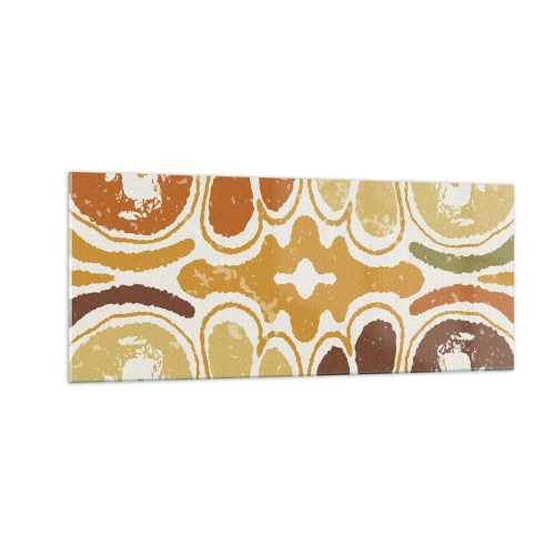 Cuadro sobre vidrio - Impresiones sobre Vidrio - Abstracción sentimental - 100x40 cm