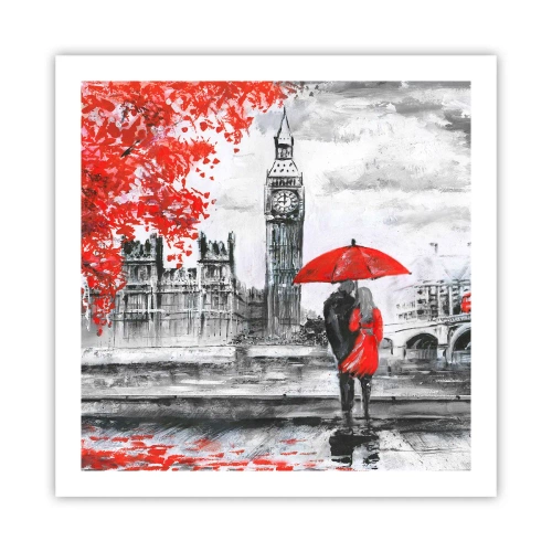 Póster - Londres enamora - 60x60 cm