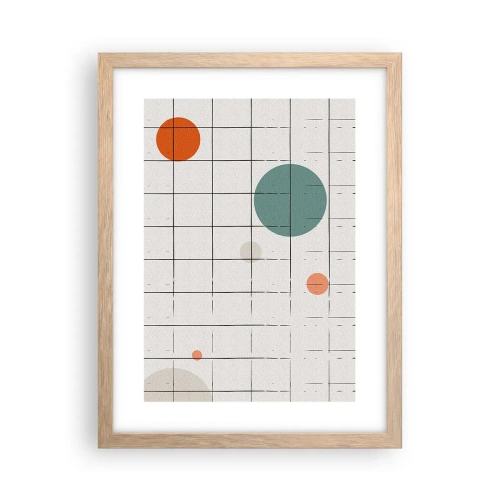 Póster en marco roble claro - Atrapados. ¿Nosotros o ellos? - 30x40 cm