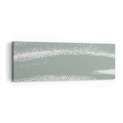 Cuadro sobre lienzo - Impresión de Imagen - Abstracción invernal - 90x30 cm