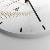 Esfera sin numeración, con rayas