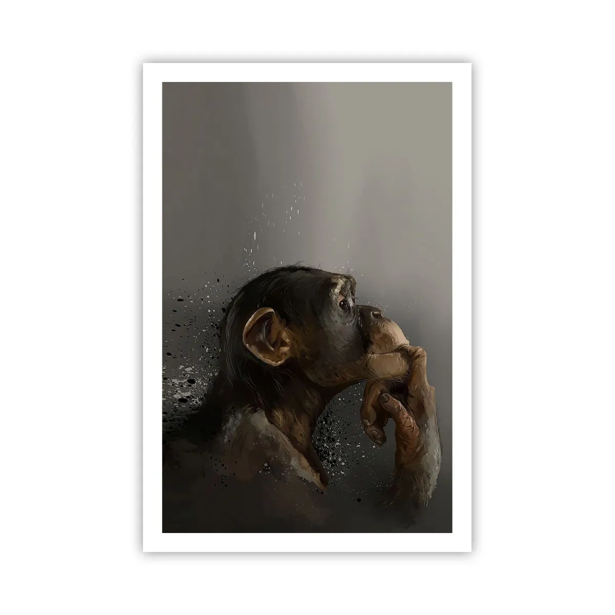 Póster - La evolución del pensador - 61x91 cm