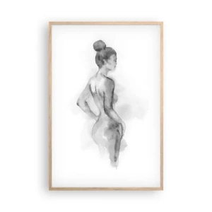 Póster en marco roble claro - Tan hermosa como la pintura - 61x91 cm