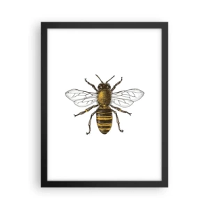 Póster en marco negro - Bondad natural - 30x40 cm