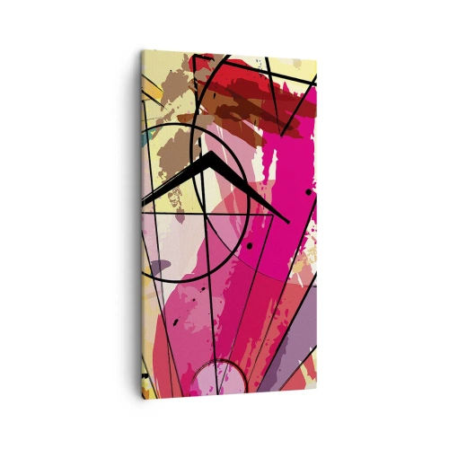 Cuadro sobre lienzo - Impresión de Imagen - Explosión - 45x80 cm