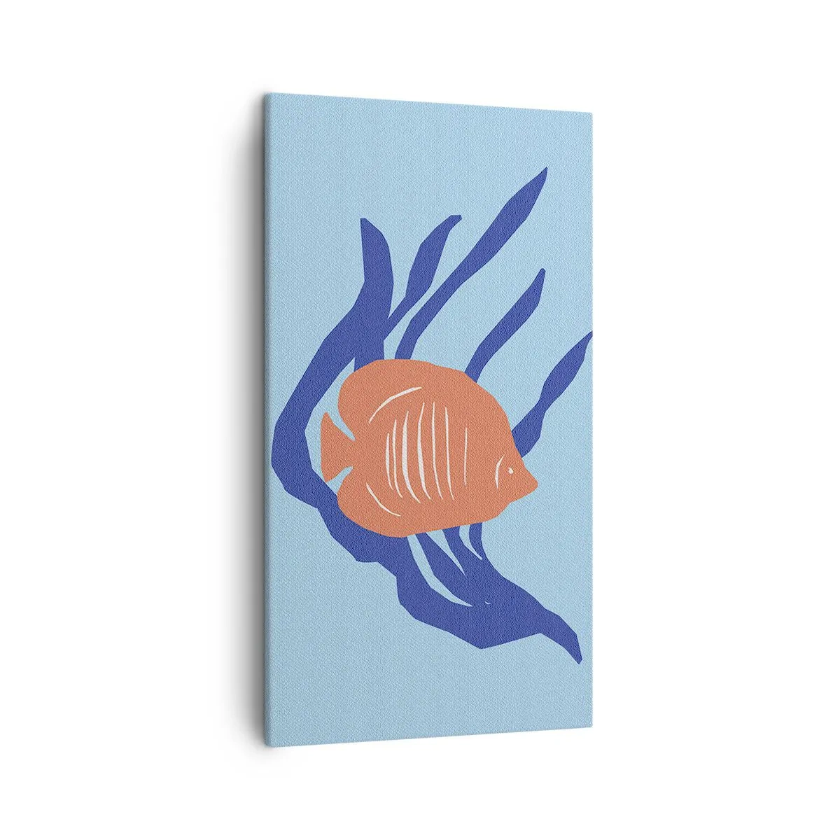 Cuadro sobre lienzo - Impresión de Imagen - Habitante de las aguas coralinas - 45x80 cm