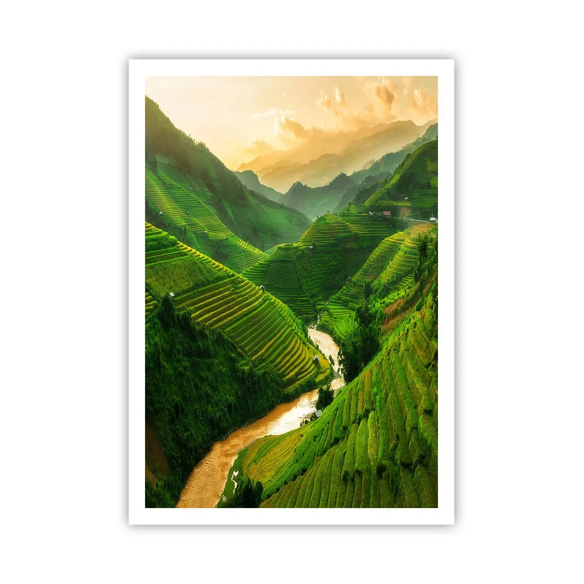 Póster - Valle vietnamita - 70x100 cm