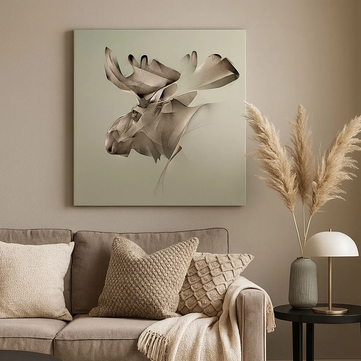 Cuadro sobre lienzo - Impresión de Imagen - El suave poder de la paz - 30x30 cm