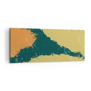 Cuadro sobre lienzo - Impresión de Imagen - Abstracción - a cámara lenta - 100x40 cm