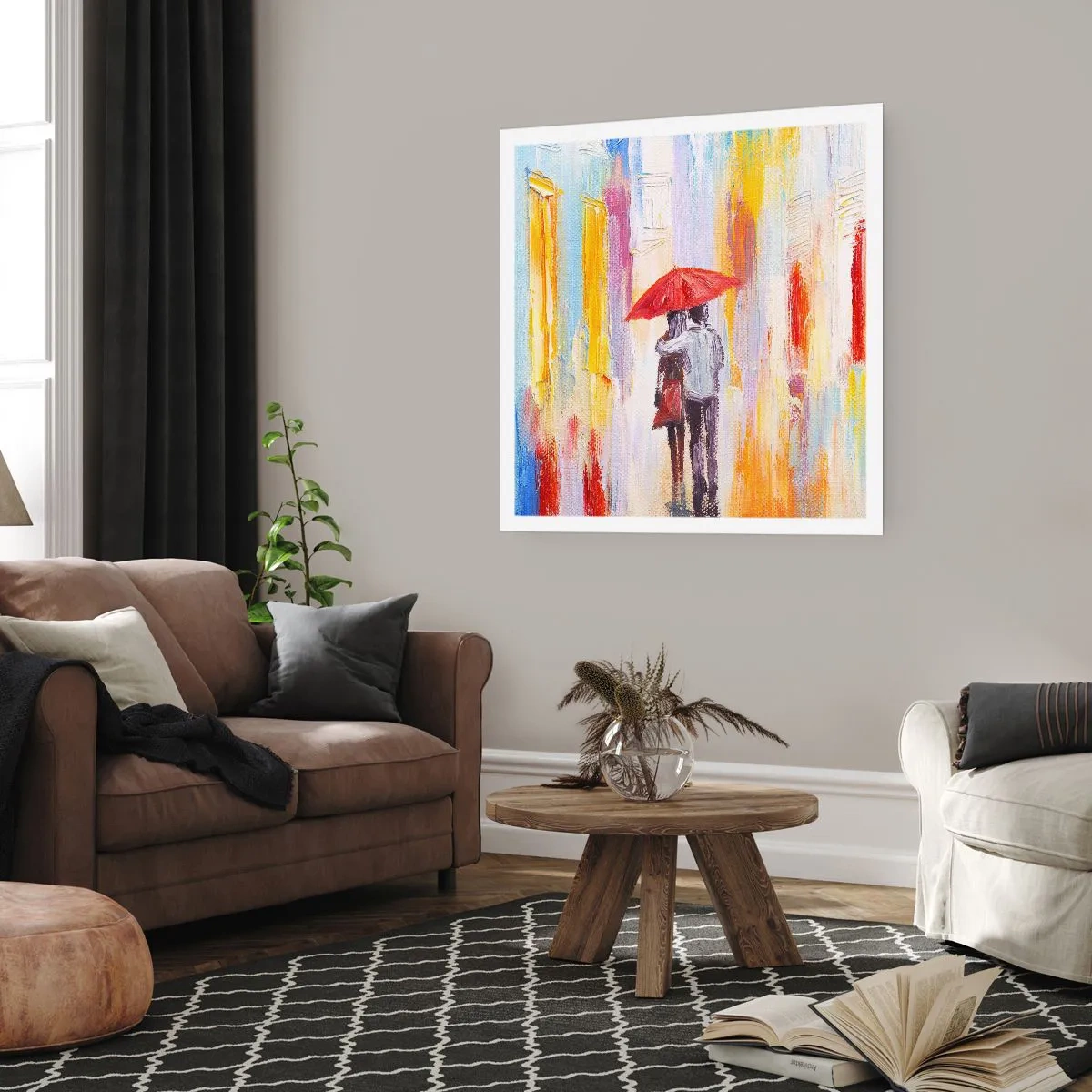 Póster - Que siga lloviendo - 30x30 cm
