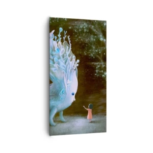 Cuadro sobre lienzo - Impresión de Imagen - Una reunión fantástica - 65x120 cm