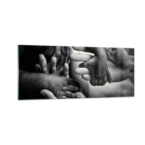 Cuadro sobre vidrio - Impresiones sobre Vidrio - Ser humano - 100x40 cm