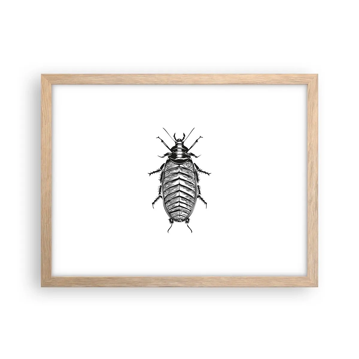 Póster en marco roble claro - ¡Qué espécimen! - 40x30 cm