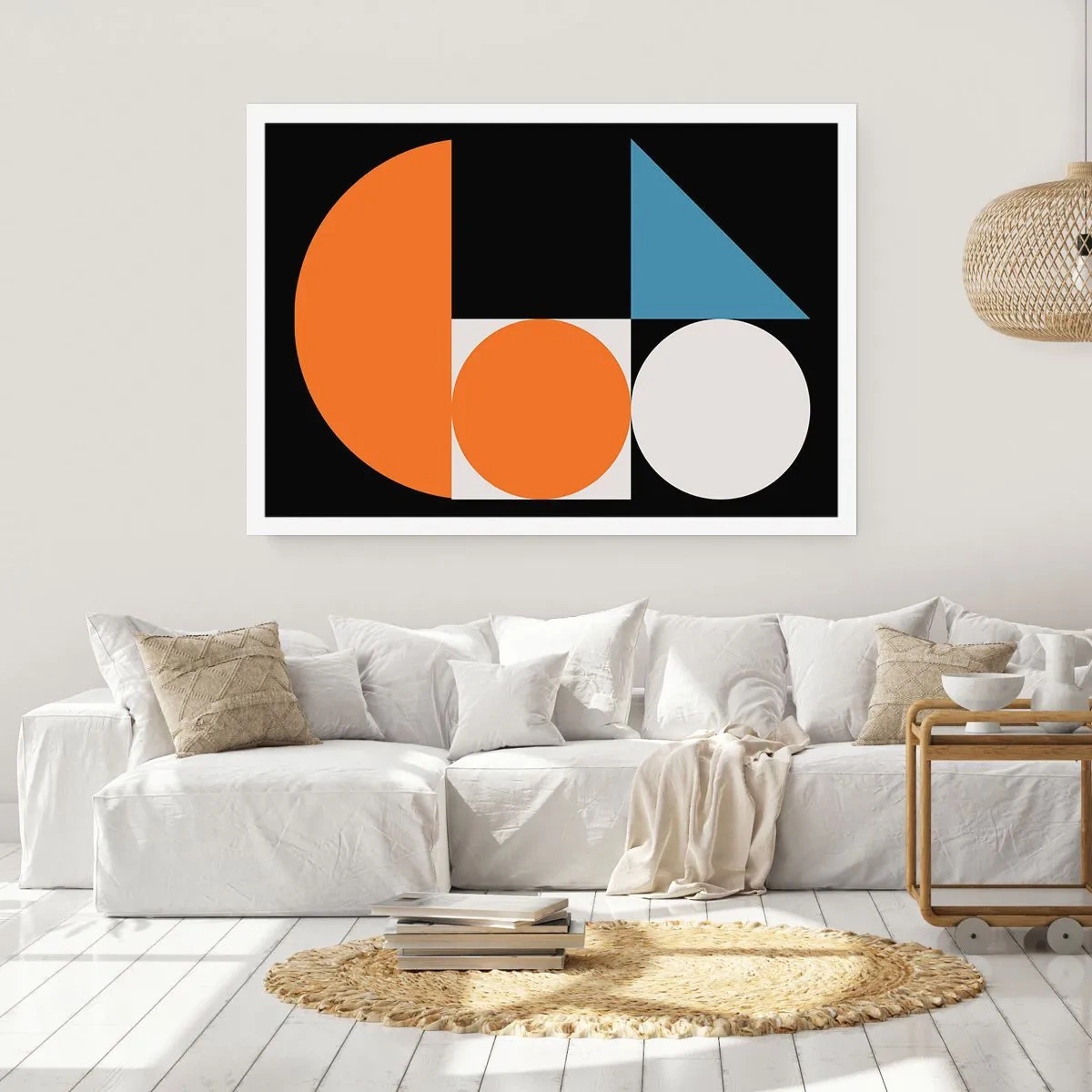 Póster - Diseño con figuras - 70x50 cm