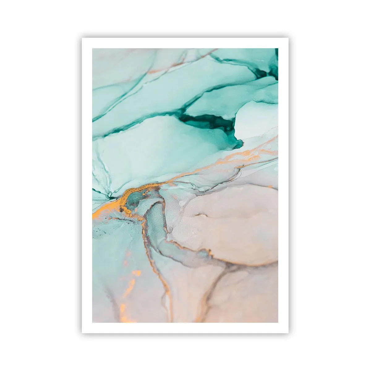 Póster - Danza de formas y colores - 70x100 cm