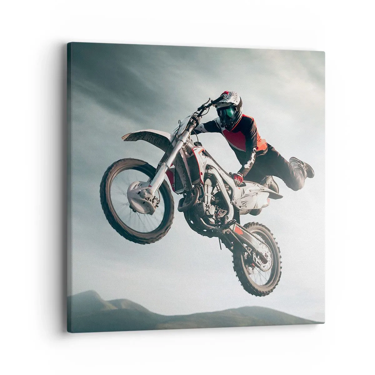 Cuadro sobre lienzo - Impresión de Imagen - No hay diversión sin riesgo - 40x40 cm