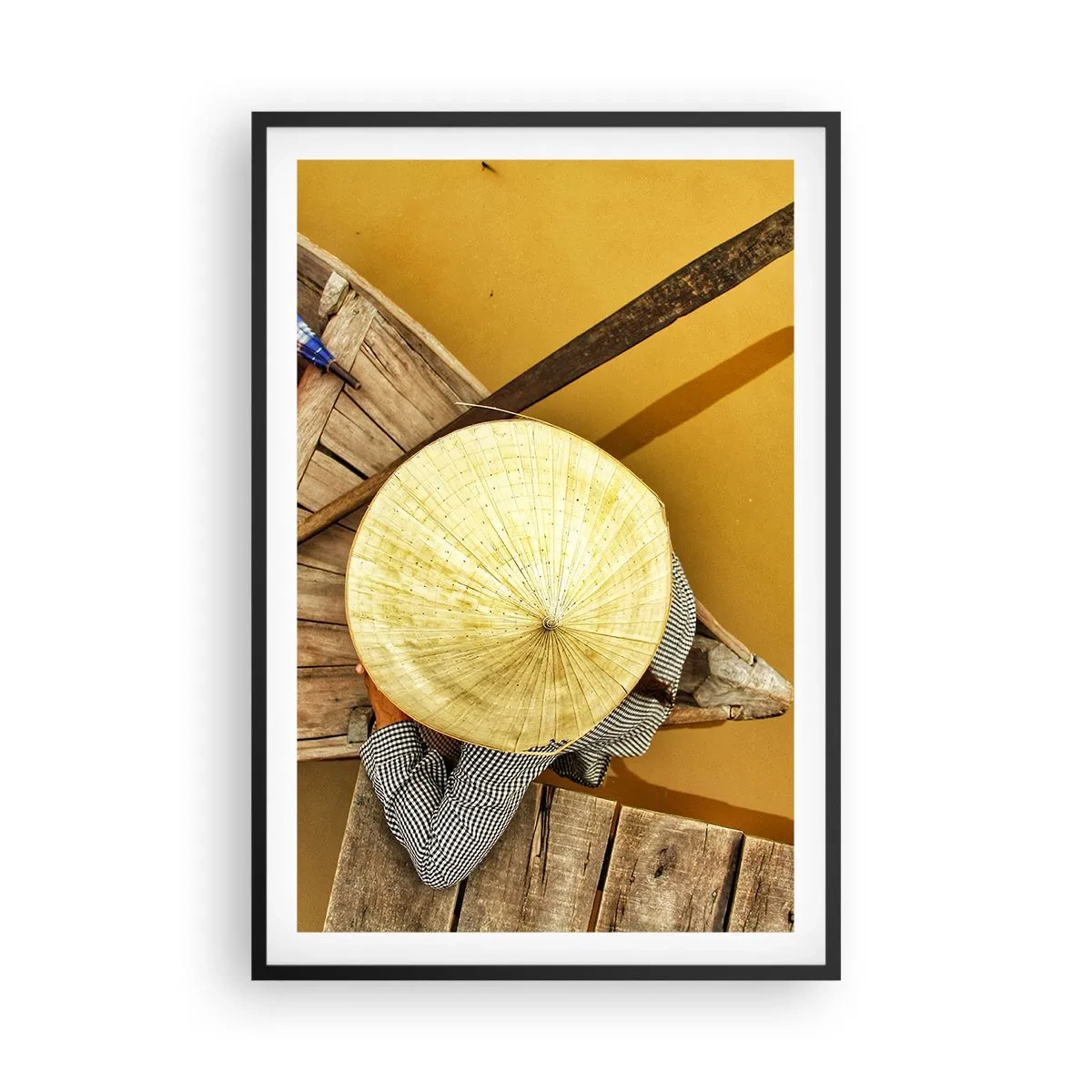 Póster en marco negro - La vida en el río amarillo - 61x91 cm
