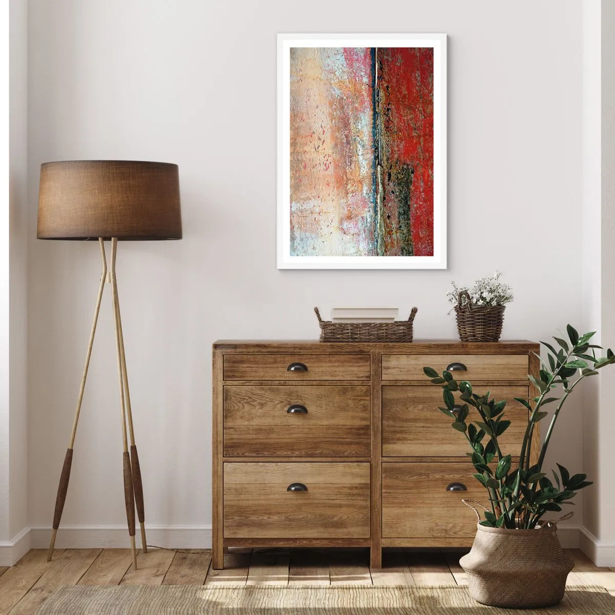 Póster en marco blanco - Tal vez sea el mar - 70x100 cm