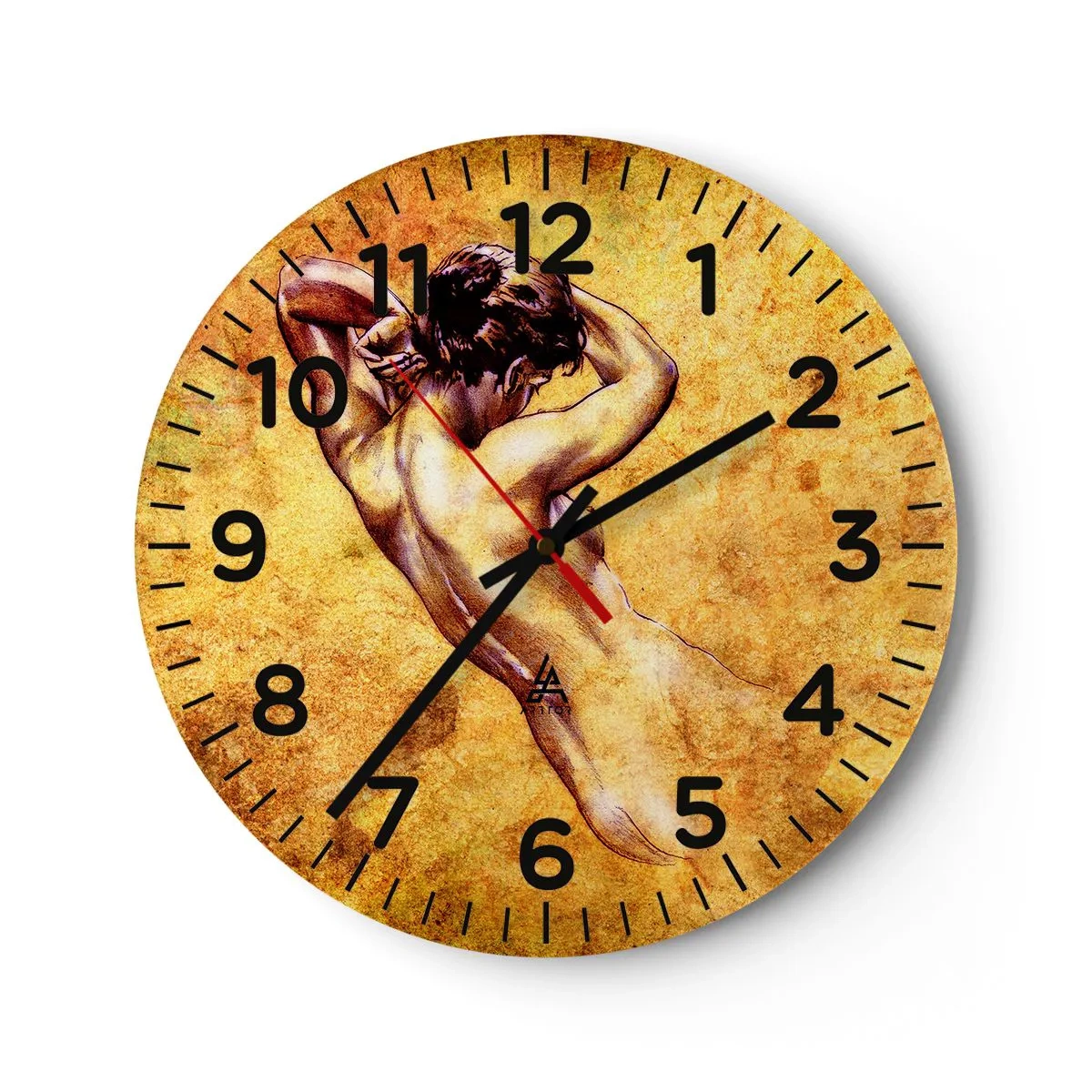 Reloj de pared - Reloj de vidrio - Revelado, pero todavía un misterio - 30x30 cm