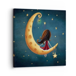 Cuadro sobre lienzo - Impresión de Imagen - Érase una vez... - 30x30 cm