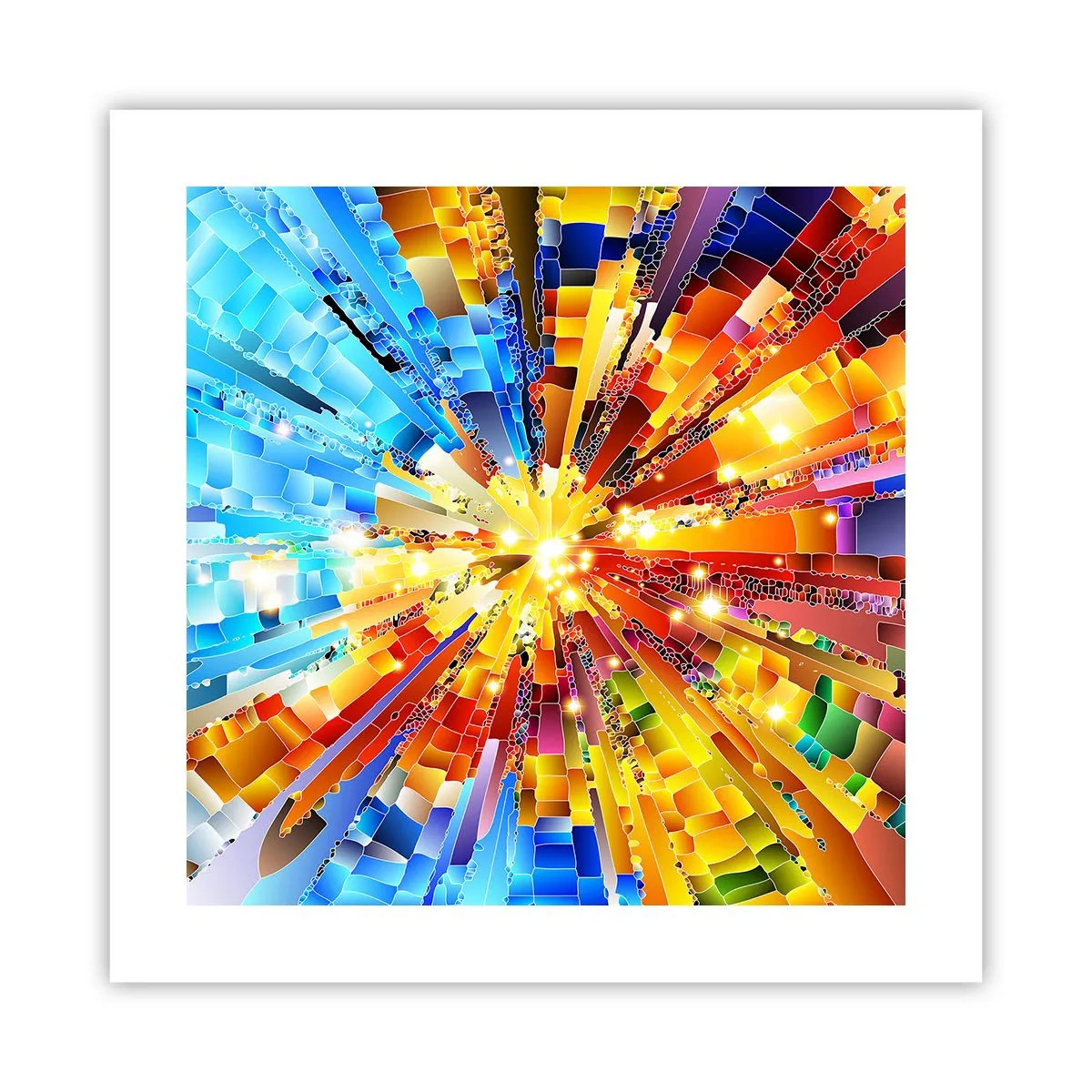 Póster - In medias res - 40x40 cm