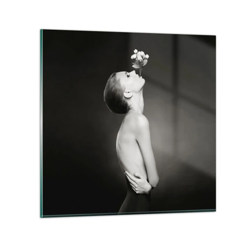 Cuadro sobre vidrio - Impresiones sobre Vidrio - Elegancia excéntrica - 70x70 cm