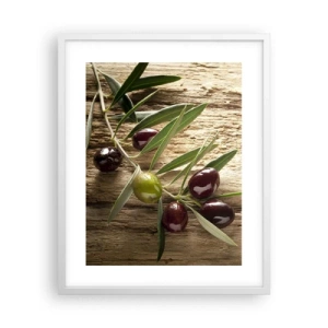 Póster en marco blanco - Directamente de la naturaleza - 40x50 cm