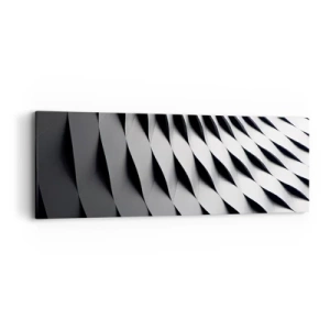 Cuadro sobre lienzo - Impresión de Imagen - En la superficie de las ondas - 90x30 cm