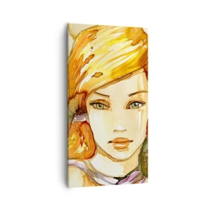 Cuadro sobre lienzo - Impresión de Imagen - Una mirada que calma el alma - 55x100 cm