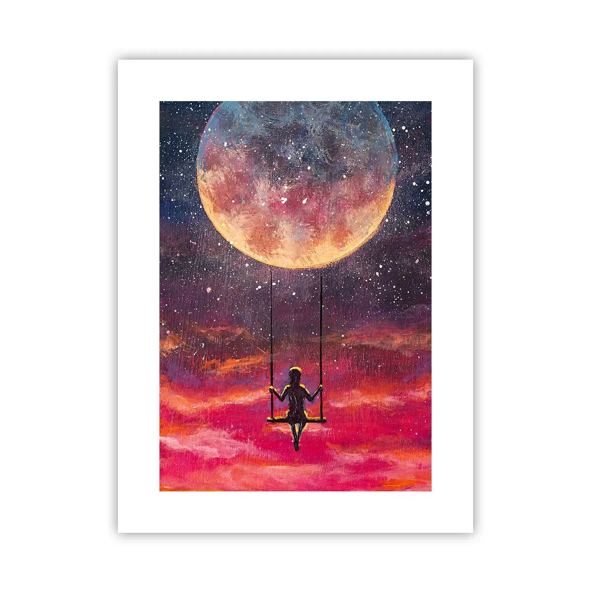 Póster - Disfrutar de las nubes - 30x40 cm