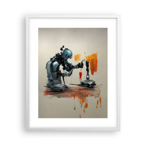 Póster en marco blanco - Próximamente... - 40x50 cm