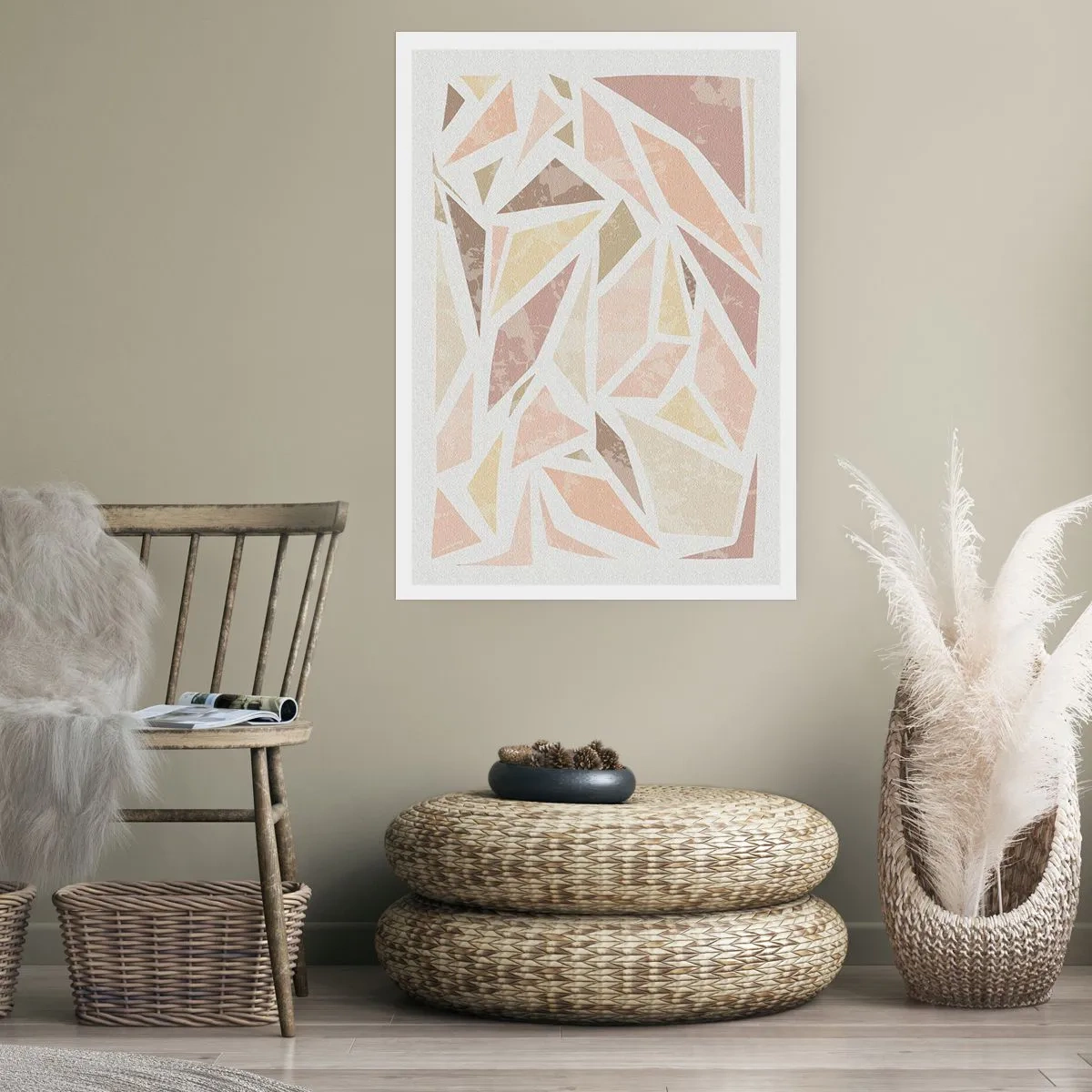 Póster - Composición de vidrieras - 61x91 cm