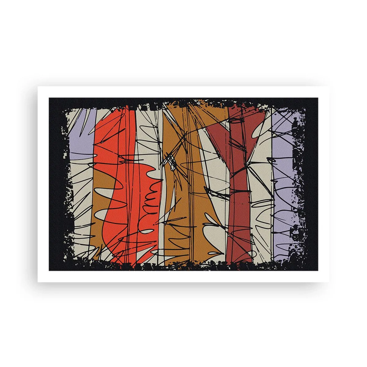 Póster - Composición espontánea - 91x61 cm