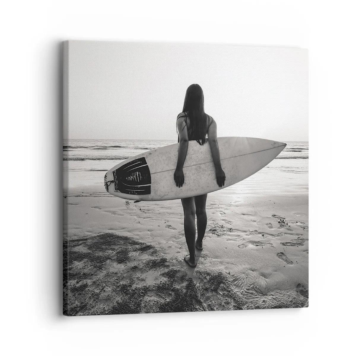 Cuadro sobre lienzo - Impresión de Imagen - Hija de las olas marinas - 30x30 cm